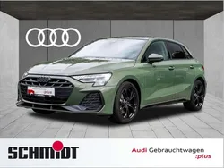 Distriktgrün metallic Gebraucht 2024 Audi A3 Sportback S-Line Limousine | 33.840 € (Guter Preis)