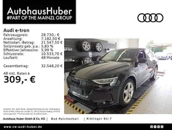 Brillantschwarz Gebraucht 2022 Audi e-tron Advanced SUV | 28.730 € (Guter Preis)