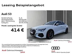 Weiß Gebraucht 2024 Audi S3 Sport Limousine | 44.150 € (Fairer Preis)
