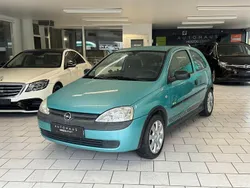 Blau Gebraucht 2002 Opel Corsa Njoy Kleinwagen | 2.499 € (Teuer)