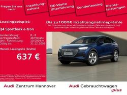 Blau (2d navarrablau metallic) Gebraucht 2022 Audi Q4 Sportback e-tron Ambiente SUV | 37.991 € (Teuer)