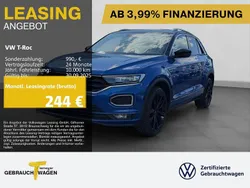 Blau Gebraucht 2021 VW T-Roc R-line SUV | 20.980 € (Guter Preis)