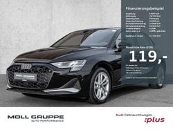 Mythosschwarz metallic Gebraucht 2025 Audi A3 Advanced Plus Limousine | 27.730 € (Guter Preis)