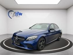 Blau metallic Gebraucht 2019 Mercedes C220 AMG line Limousine | 34.970 €