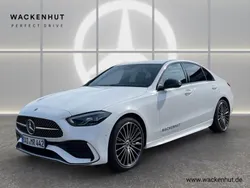 Weiss Gebraucht 2025 Mercedes C220 AMG Limousine | 49.890 € (Etwas zu teuer)