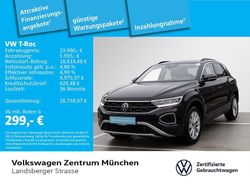 Schwarz Gebraucht 2022 VW T-Roc Life SUV | 23.980 € (Fairer Preis)