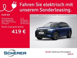 Navarrablau metallic (metallic) Gebraucht 2025 Audi Q4 e-tron Ambiente SUV | 46.900 € (Fairer Preis)