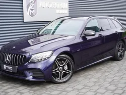 Cavansitblau metalliclack Gebraucht 2021 Mercedes C220 AMG line Kombi | 29.990 € (Fairer Preis)