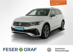 Pure white Gebraucht 2024 VW Tiguan Allspace R-line SUV | 45.950 € (Fairer Preis)