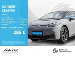 Grau (mondsteingrau schwarz) Gebraucht 2021 VW ID.3 Pro Performance Kleinwagen | 21.240 € (Guter Preis)