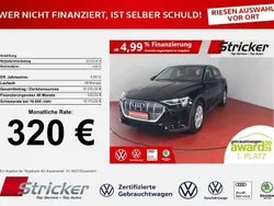 Schwarz Gebraucht 2021 Audi e-tron SUV | 26.949 € (Superpreis)