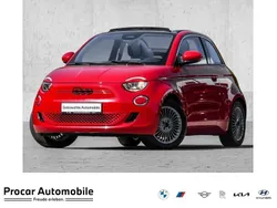Rot Gebraucht 2022 Fiat 500e Red Cabrio | 18.790 € (Etwas zu teuer)