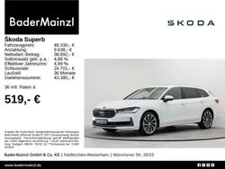 Weiß Gebraucht 2024 Skoda Superb LAURIN & KLEMENT Kombi | 48.330 € (Etwas zu teuer)