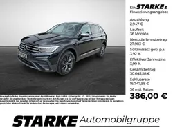 Schwarz Gebraucht 2022 VW Tiguan Allspace Life SUV | 30.930 € (Guter Preis)