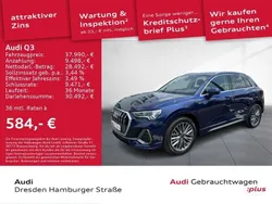 Navarrablau metallic Gebraucht 2024 Audi Q3 S-Line SUV | 37.480 € (Superpreis)