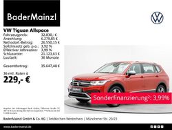 Rot Gebraucht 2022 VW Tiguan Allspace Elegance SUV | 31.760 € (Superpreis)