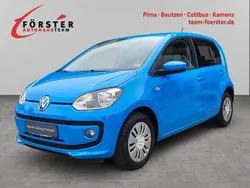 Blau Gebraucht 2014 VW up! move up! Kleinwagen | 8.444 € (Etwas zu teuer)