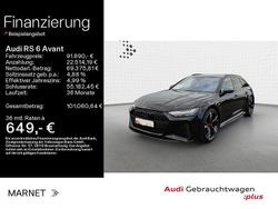 Mythosschwarz metallic Gebraucht 2022 Audi RS6 Ambiente Kombi | 91.890 € (Superpreis)