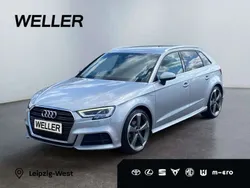 Silber Gebraucht 2018 Audi A3 Sportback S-Line Limousine | 21.390 € (Fairer Preis)