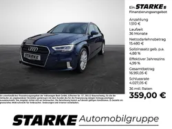 Kosmosblau metallic Gebraucht 2019 Audi A3 Sportback Sport Limousine | 16.990 € (Guter Preis)
