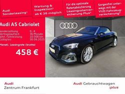Schwarz Gebraucht 2024 Audi A5 Cabriolet S-Line Cabrio | 45.590 € (Fairer Preis)