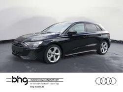 Mythosschwarz metallic Gebraucht 2025 Audi A3 S-Line Limousine | 37.900 € (Teuer)