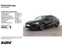 Schwarz Neu 2024 Audi A3 S-Line Limousine | 52.980 €