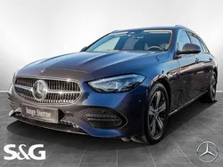 Metalliclack sodalithblau Gebraucht 2024 Mercedes C220 Avantgarde Kombi | 41.477 € (Fairer Preis)