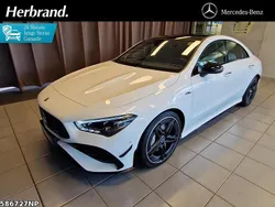 Weiss Gebraucht 2024 Mercedes CLA35 AMG AMG Coupé | 51.690 € (Etwas zu teuer)
