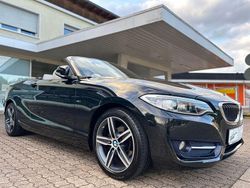 Schwarz Gebraucht 2015 BMW 218 Sport Line Cabrio | 16.490 € (Etwas zu teuer)