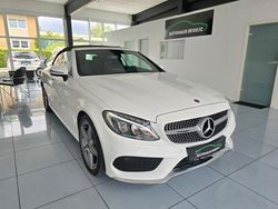 Weiß Gebraucht 2017 Mercedes C180 AMG line Cabrio | 21.898 € (Etwas zu teuer)