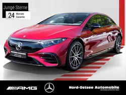 Rot Gebraucht 2022 Mercedes EQS450+ AMG Limousine | 60.890 € (Guter Preis)
