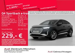 Mythosschwarz metallic Gebraucht 2022 Audi Q4 e-tron S-Line SUV | 34.448 € (Guter Preis)