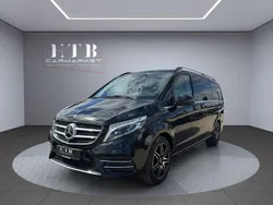 Schwarz Gebraucht 2018 Mercedes V250 AMG line Van / Kleinbus | 49.990 € (Etwas zu teuer)