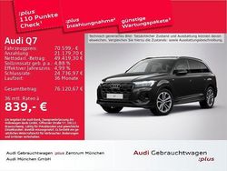 Mythosschwarz metallic Gebraucht 2025 Audi Q7 S-Line SUV | 70.599 € (Superpreis)