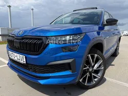 Raceblau metallic Gebraucht 2022 Skoda Kodiaq SportLine SUV | 35.990 € (Fairer Preis)