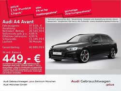 Mythosschwarz metallic Gebraucht 2024 Audi A4 S-Line Kombi | 37.919 € (Fairer Preis)