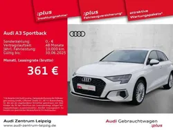 Weiß (ibisweiß) Gebraucht 2024 Audi A3 Sportback e-tron Ambiente Limousine | 29.991 € (Guter Preis)