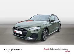 Distriktgrün metallic Gebraucht 2024 Audi A3 Sportback S-Line Limousine | 34.480 € (Fairer Preis)