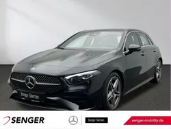 Schwarz Gebraucht 2024 Mercedes A200 AMG Limousine | 34.570 € (Fairer Preis)