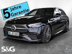 Metalliclack obsidianschwarz Gebraucht 2025 Mercedes C200 Night Kombi | 53.299 €