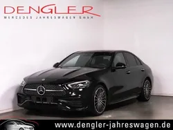 Obsidianschwarz metallic Gebraucht 2023 Mercedes C300 AMG line Limousine | 49.790 € (Teuer)