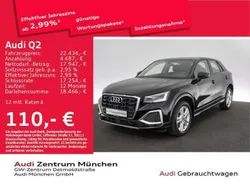 Schwarz Gebraucht 2023 Audi Q2 Advanced SUV | 22.434 € (Guter Preis)