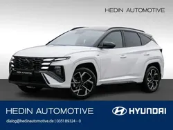 Weiß serenity white / abyss blac Gebraucht 2024 Hyundai Tucson N Line SUV | 36.390 € (Etwas zu teuer)