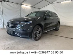 Schwarz Gebraucht 2022 Mercedes EQC400 AMG line SUV | 32.450 € (Fairer Preis)