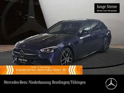 Blau Gebraucht 2024 Mercedes C180 AMG Line Premium Plus Limousine | 43.990 € (Teuer)