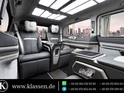 Schwarz Neu 2024 Mercedes V300 Luxury Van / Kleinbus | 214.200 €