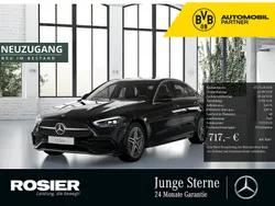 Schwarz Gebraucht 2024 Mercedes C300 AMG Limousine | 47.775 € (Fairer Preis)