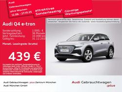 Florettsilber metallic Gebraucht 2024 Audi Q4 e-tron Sport SUV | 45.422 € (Etwas zu teuer)