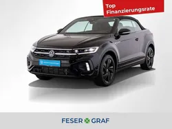 Deep black perleffekt schwarz Gebraucht 2024 VW T-Roc Cabriolet R-line Cabrio | 33.440 € (Guter Preis)
